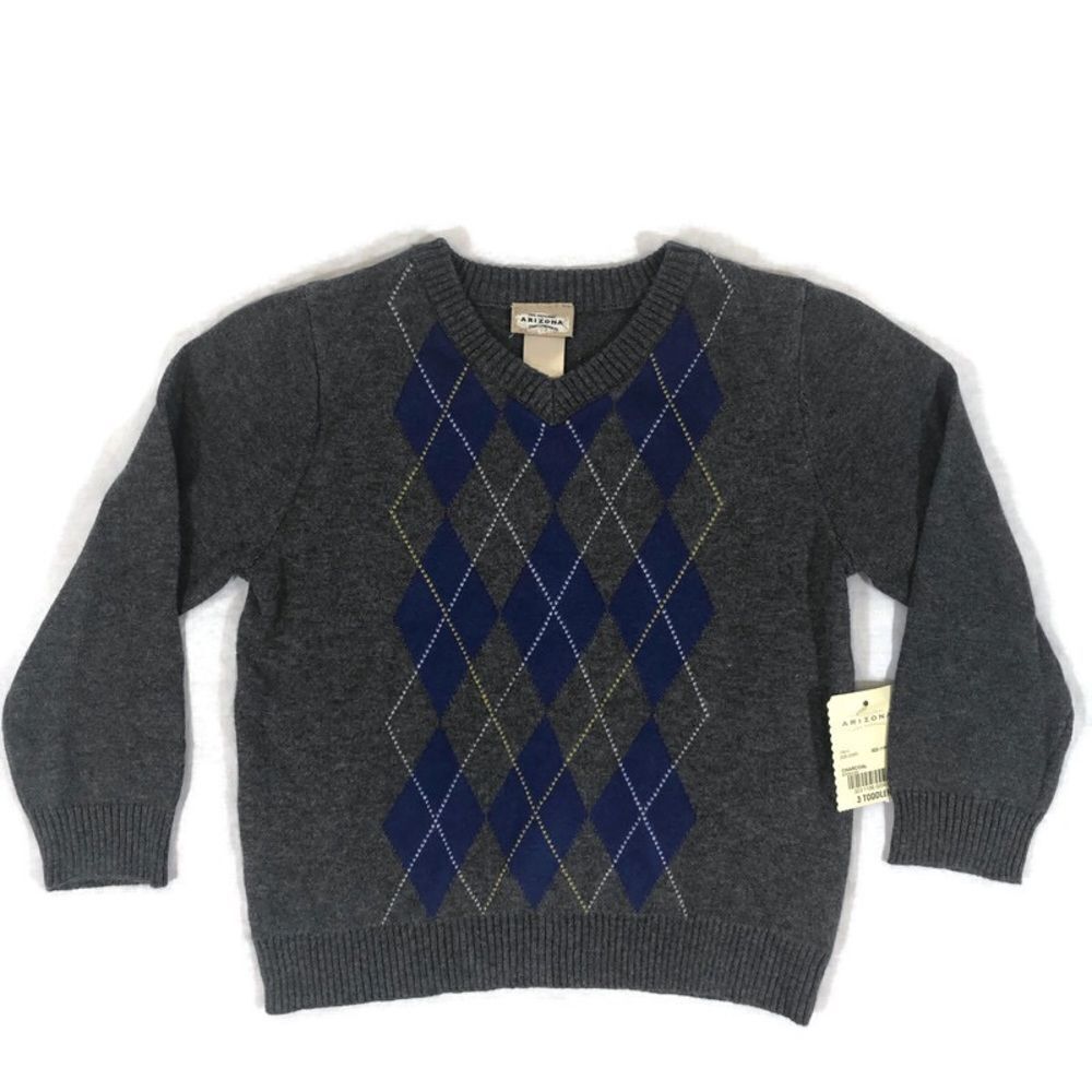 Brand new with Tags Boys Arizona Argyle Sweater 3T